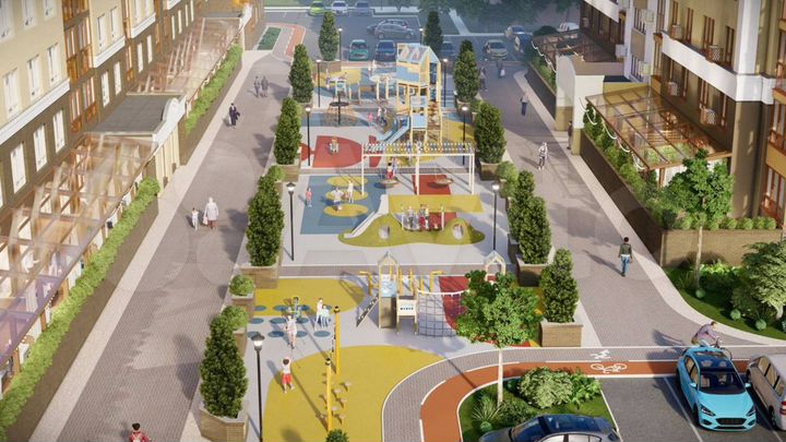 2-к. квартира, 60,1 м², 6/9 эт.