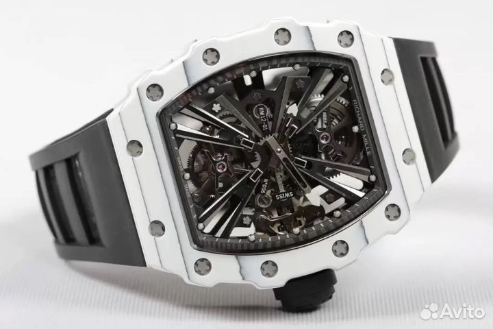Richard Mille RM белый карбон