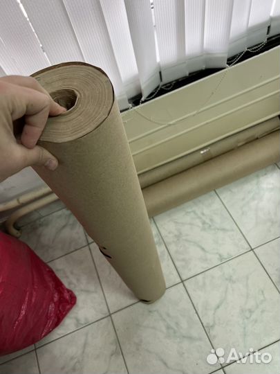 Крафтовая бумага и стрейч пленка