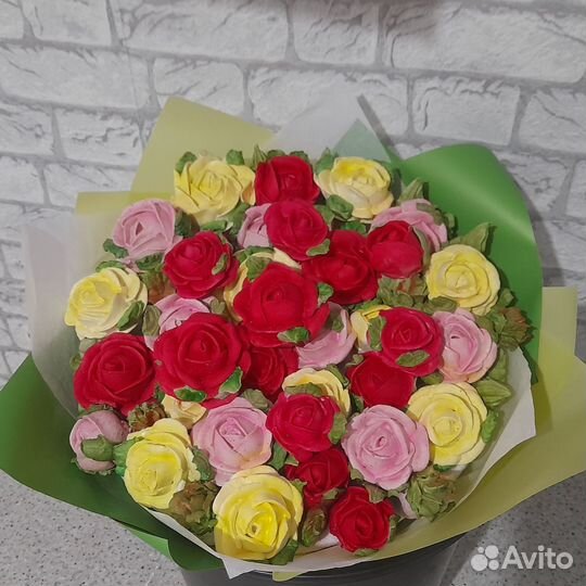 Букеты из зефира