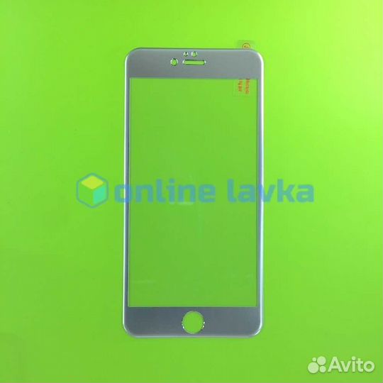 Защитное стекло для iPhone 7+ 8+ 4D Gold (приклеив