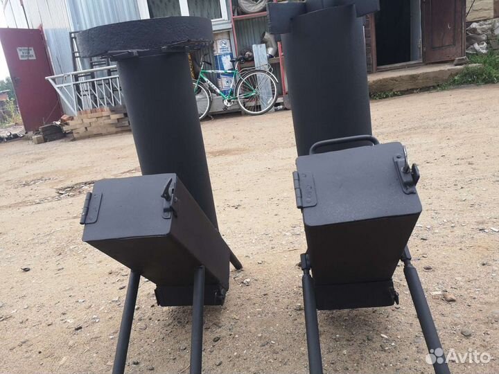 Печь-ракета