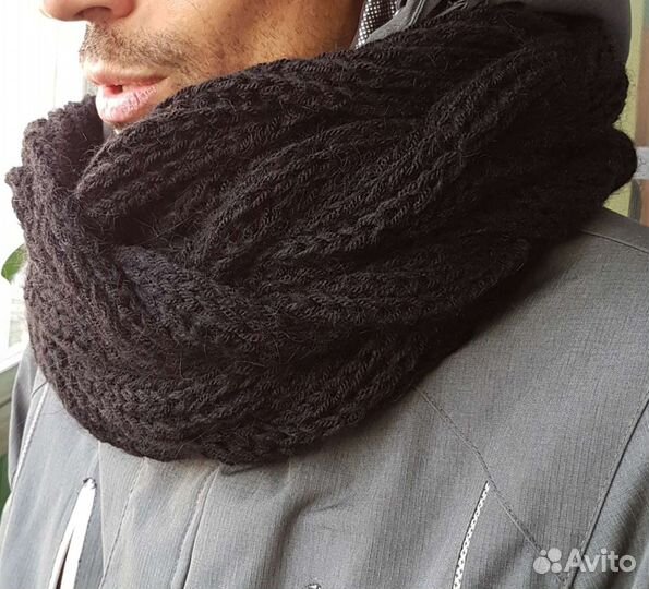 Шарф - снуд, манишки мужские