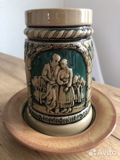 Винтажная пивная кружка