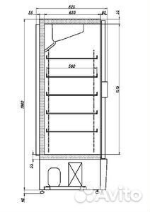 Шкаф холодильный Ариада Рапсодия R 750L (глухая дв