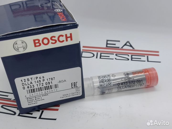 Распылитель 0 433 172 091 (dlla 149P1787)