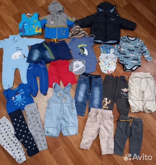 Пакет вещей для мальчика 80 размера