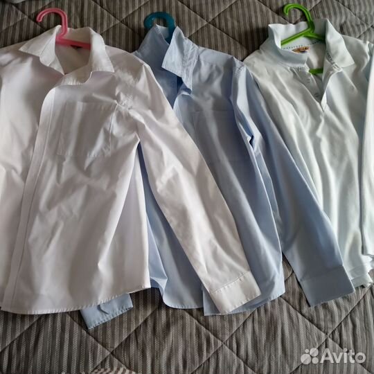 Рубашки школьные 140-152