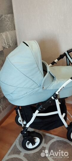 Коляска 2 в 1 Alis Berta цвет шалфей