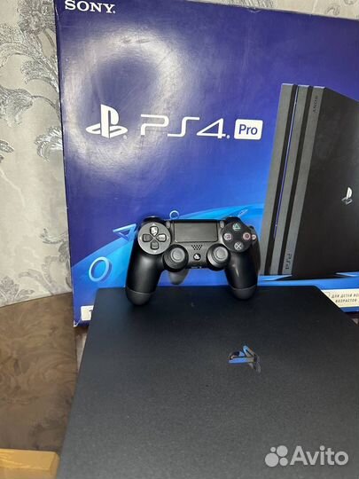 Sony playstation 4 Pro PS4 +игры Идеальная 1000 GB