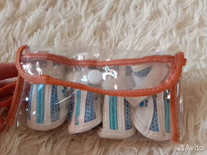 Ботиночки для собаки и сумка