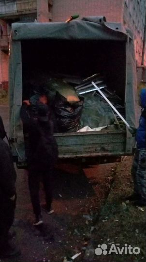 Вывоз мусора на газели
