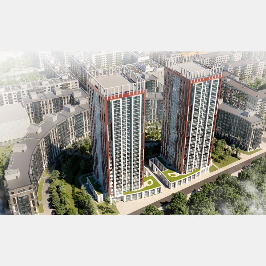 2-к. квартира, 71,6 м², 2/8 эт.