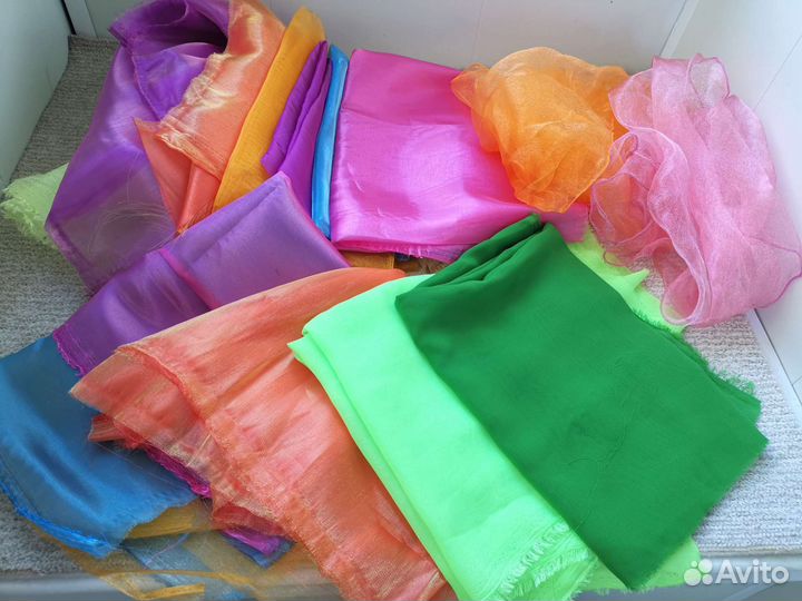 Остатки ткани для рукоделия