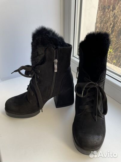 Ботильоны зимние