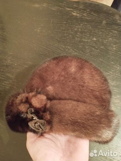 Шапка норковая женская