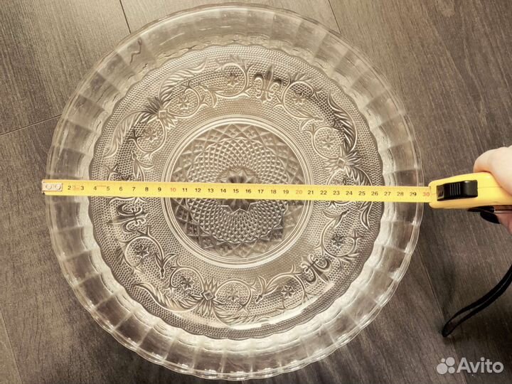 Хрустальная посуда - блюдо, поднос, менажница