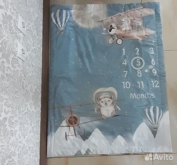 Фотоплед/коврик/одеялко для малыша новорожденного