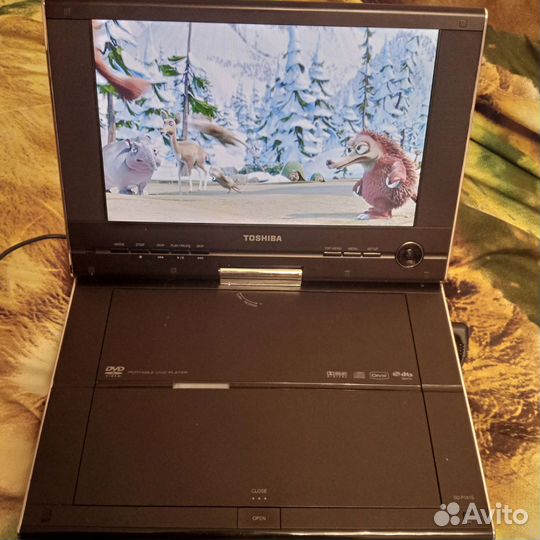 Портативный dvd проигрыватель toshiba