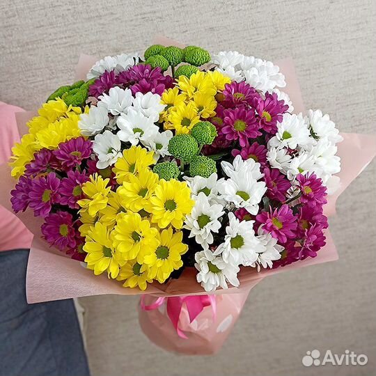 Букет из хризантем