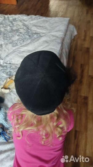 Шапка натуральная кожа и мех