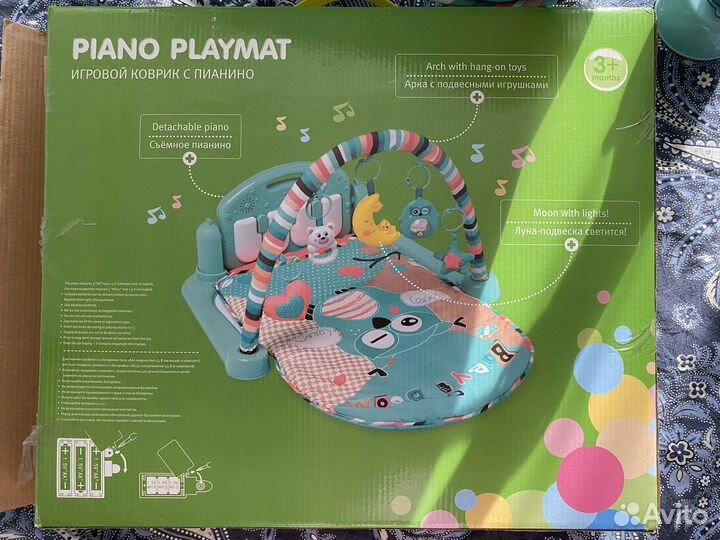 Развивающий коврик с пианино