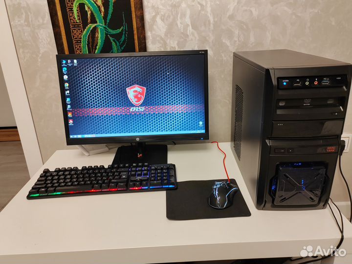 Компьютер для игр и развлечений в сборе