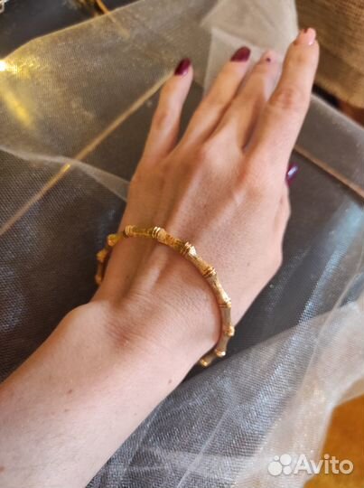 Винтажные браслеты камни бамбук и змейка