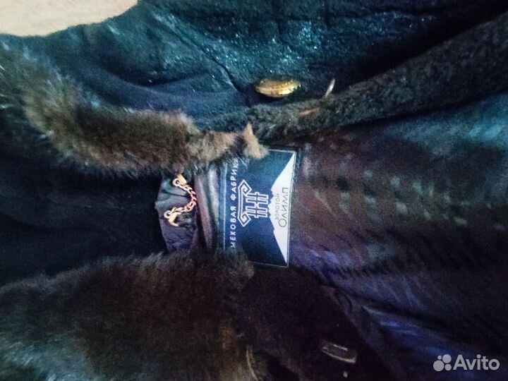 Шуба из стриженной нутрии