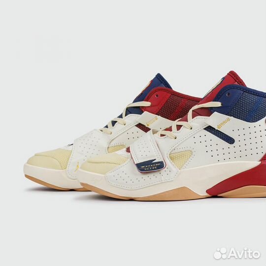 Баскетбольные Air Jordan Zion 2 Beige Red Blue