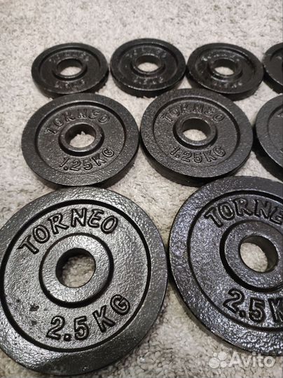 Гантели новые 20 кг (2х10)