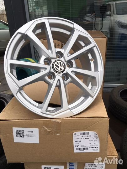 Диски 15 VW Polo Scoda Rapid