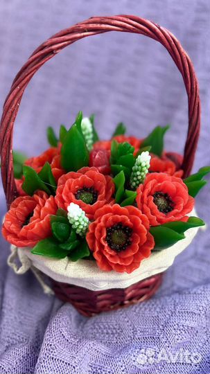 Цветы из мыла