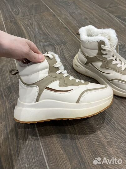 Ботинки кросовки зимние 36