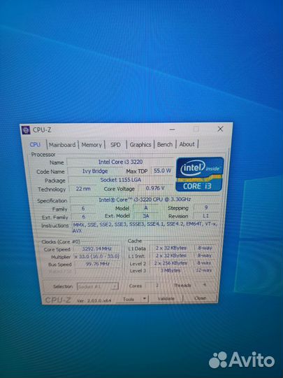 Комплект на i3 ram 8g