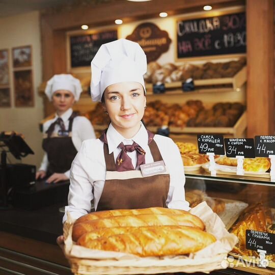 Продавец-кассир в пекарню (м.Молодежная)