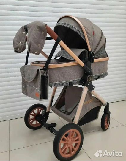 Коляска luxmom v9 3в1 трансформер