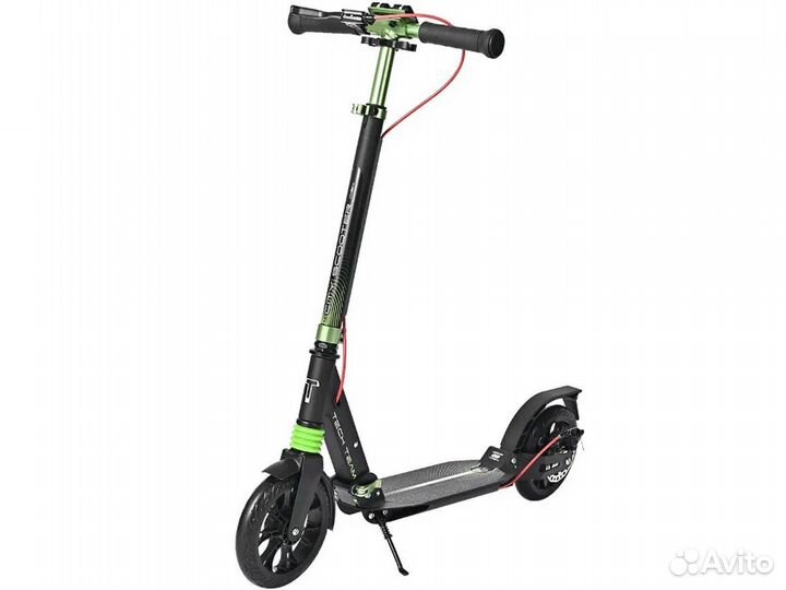 Самокат 398010 тт City scooter green 1/2