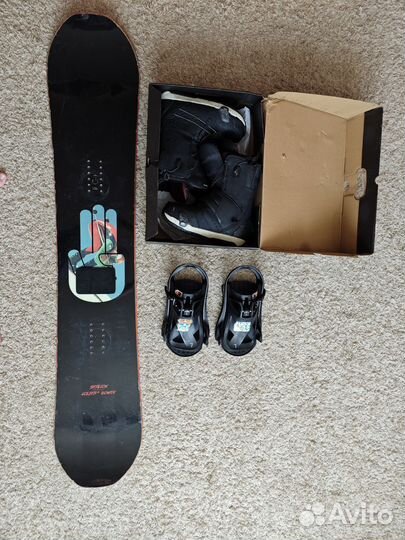 Крепления и ботинки Step on +Доска (160 w широкая)