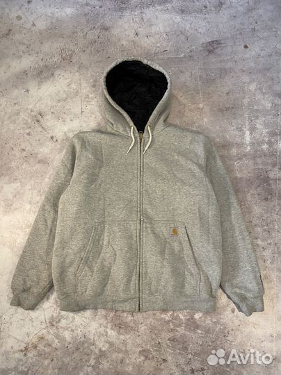 Vintage Quilt-Lined Carhartt Hoodie