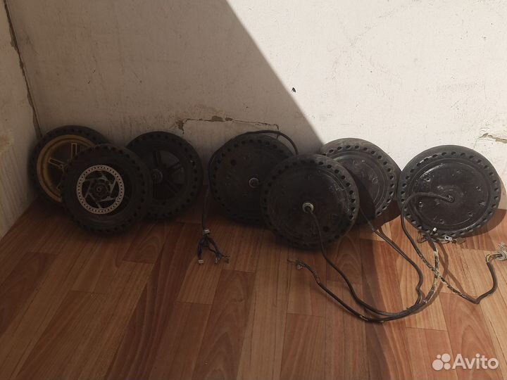 Мотор колесо и заднее колесо на xiaomi m365реплика