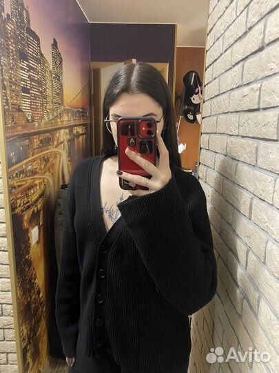 Вязаный кардиган