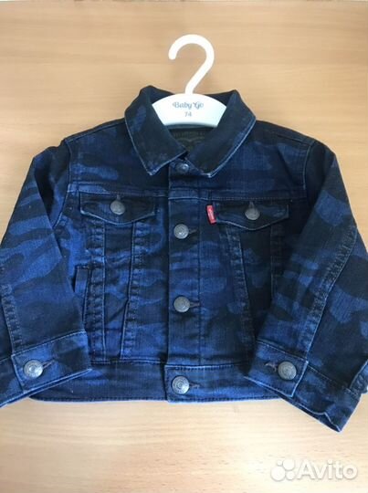 Джинсовая куртка levis 12м