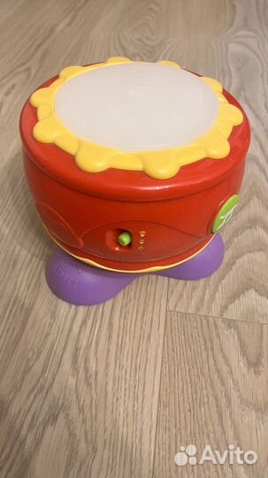 Вращающийся детский барабан музыкальный