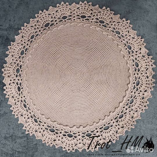 Салфетки сервировочные вязаные