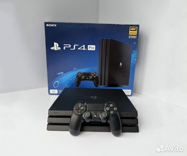 PlayStation 4 Pro + PS Deluxe (3м) / Гарантия