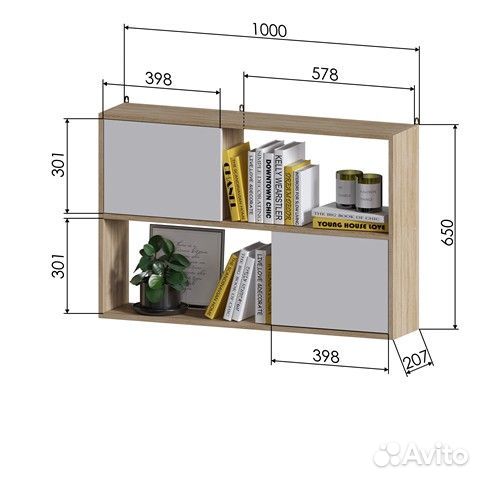 Уголок школьника. Компьютерный стол + полка