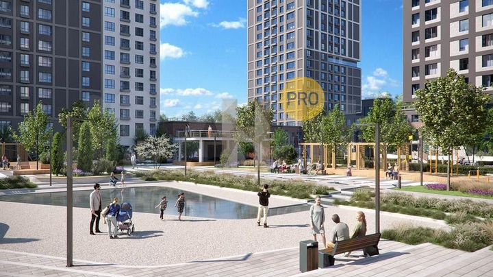 2-к. квартира, 66,2 м², 12/16 эт.