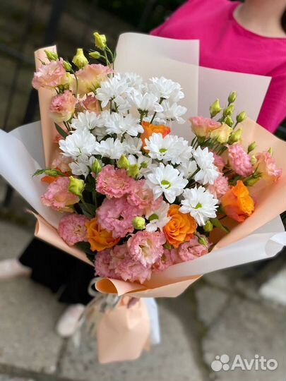 Эустома букет