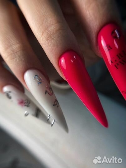 Наращивание, маникюр, покрытие гель-лак. Щербинки